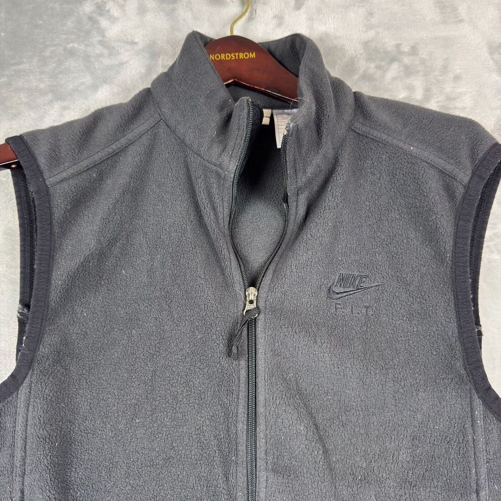 Nike ACG Vest Boys Medium Grey Fleece Therma F.I.T. Pockets Outdoors Hiking